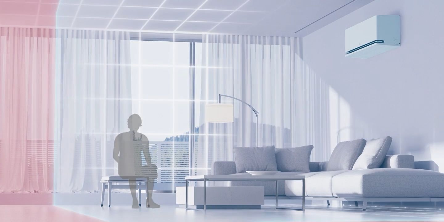 AI sẽ tự động kiểm tra nhiệt độ chung của căn phòng điều chỉnh