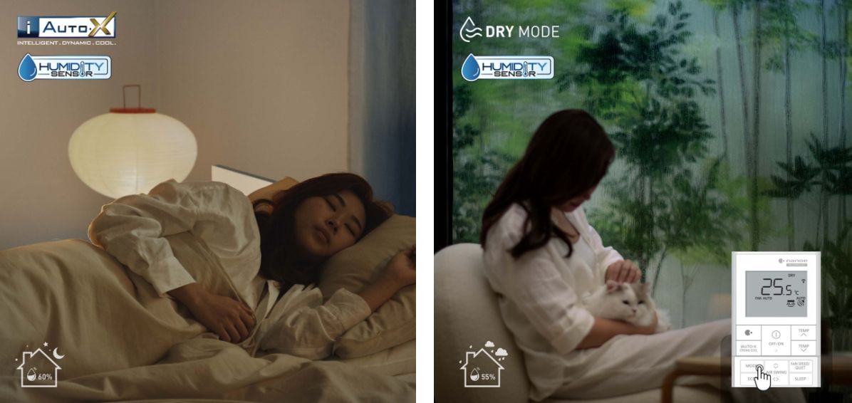 Panasonic U12BKH-8 sở hữu chức năng iAUTO X đã được tích hợp cảm biến độ ẩm